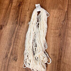 Chalet Baby Alpaca/ Bamboo Ivory Chunky Chainette Yarn Skien